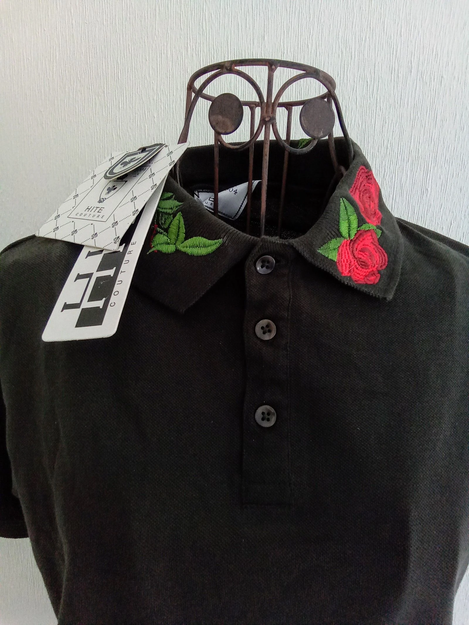 Polo de hombre bordado nuevo con etiquetas